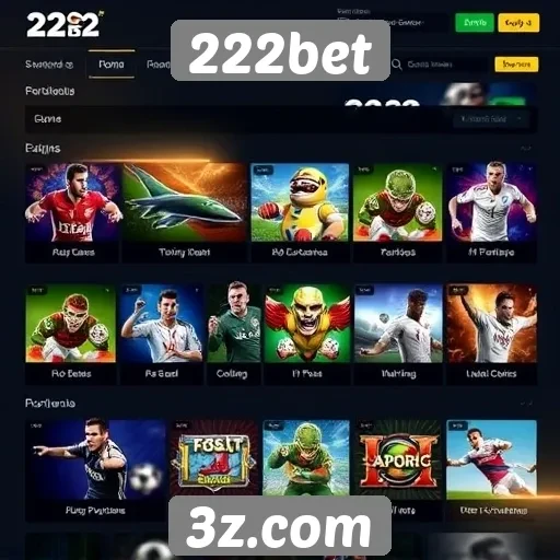 Revisão da oferta de jogos disponíveis no 222bet